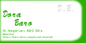 dora baro business card